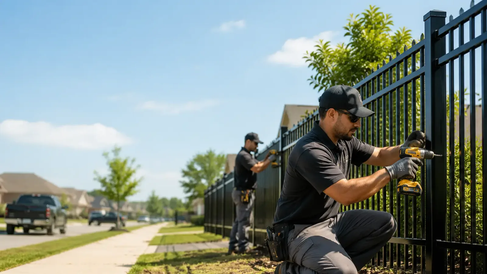 Metal Fence Installation in St John, KS